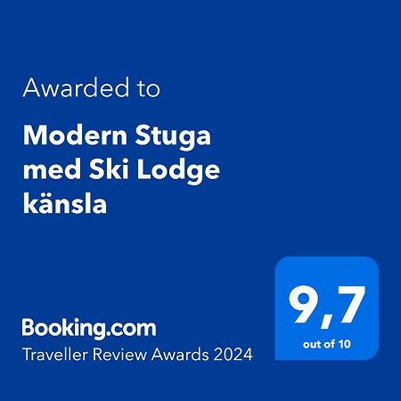 Modern Stuga Med Ski Lodge Kaensla Järvsö Eksteriør billede