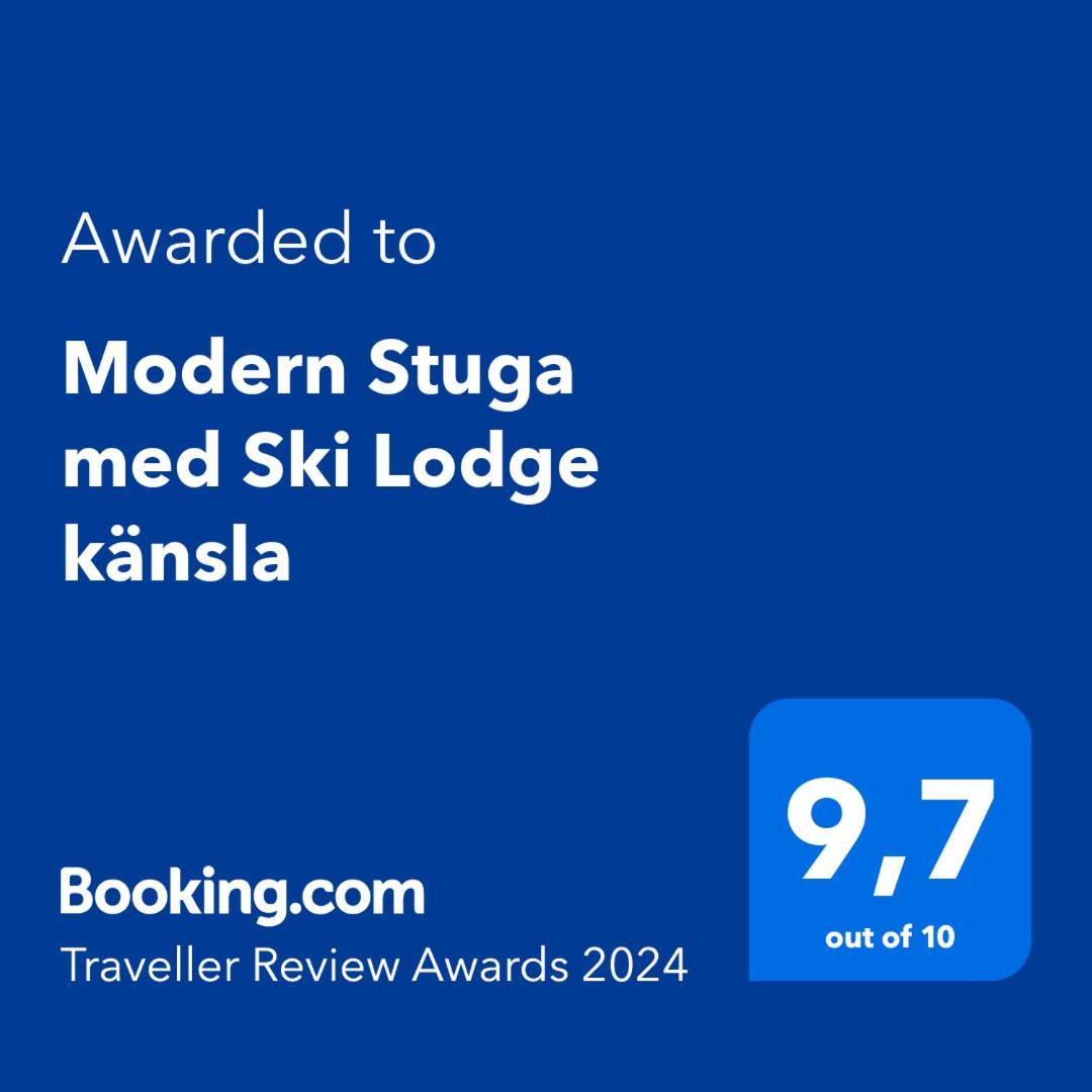 Modern Stuga Med Ski Lodge Kaensla Järvsö Eksteriør billede