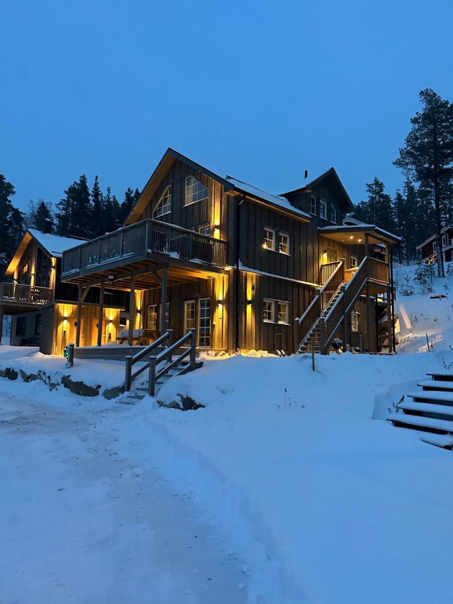 Modern Stuga Med Ski Lodge Kaensla Järvsö Eksteriør billede